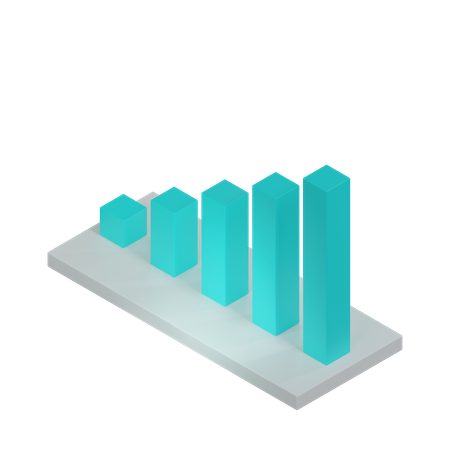 Balkendiagramm  3D Icon