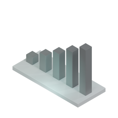 Balkendiagramm  3D Icon