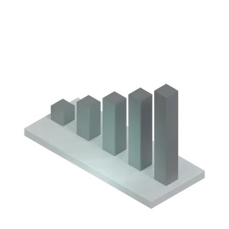 Balkendiagramm  3D Icon