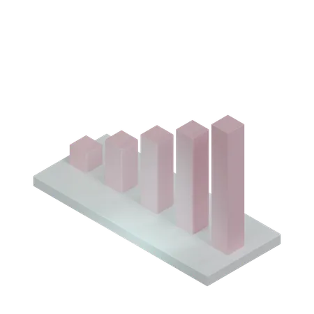 Balkendiagramm  3D Icon