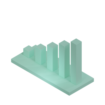 Balkendiagramm  3D Icon