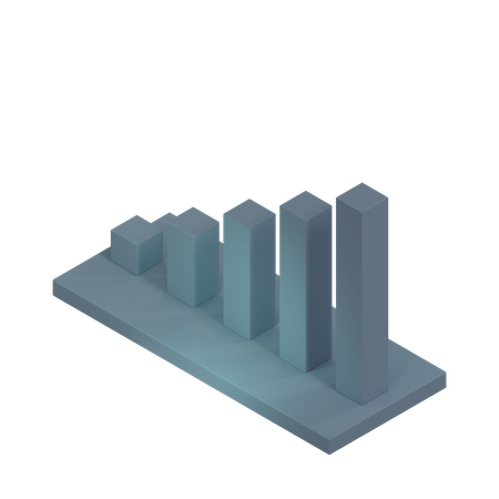 Balkendiagramm  3D Icon