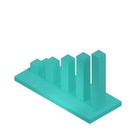 Balkendiagramm  3D Icon