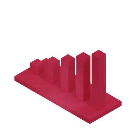 Balkendiagramm  3D Icon