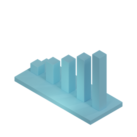 Balkendiagramm  3D Icon