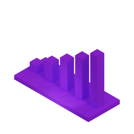 Balkendiagramm  3D Icon