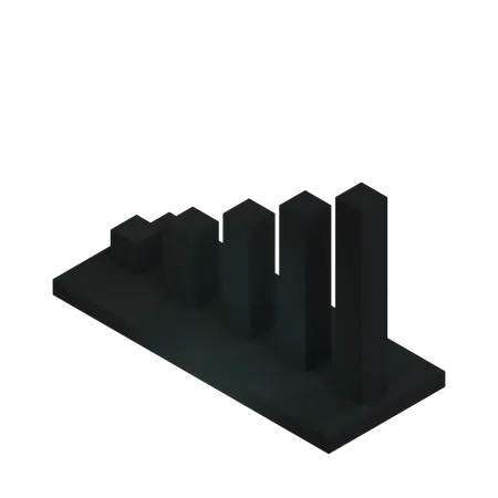 Balkendiagramm  3D Icon