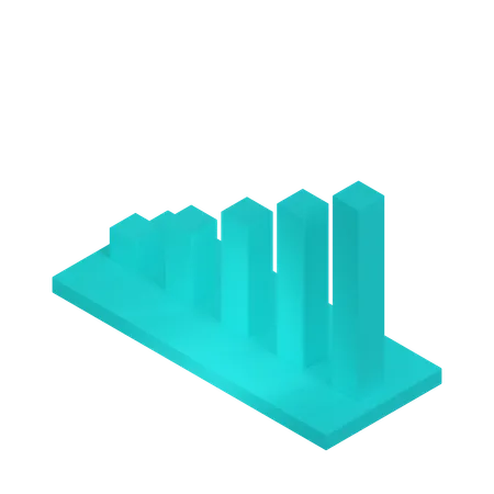 Balkendiagramm  3D Icon