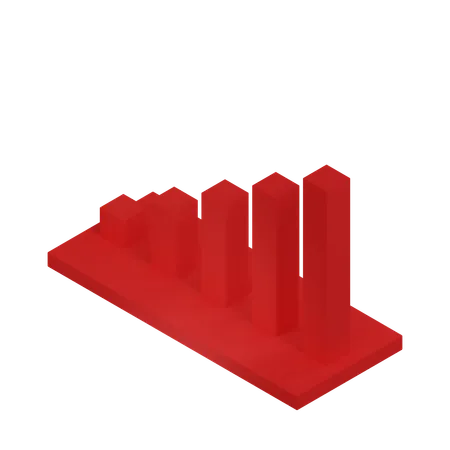 Balkendiagramm  3D Icon