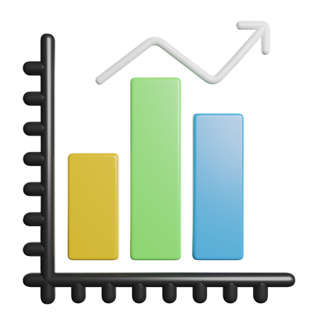 Balkendiagramm  3D Icon