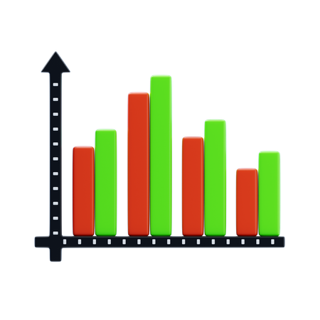 Balkendiagramm  3D Icon