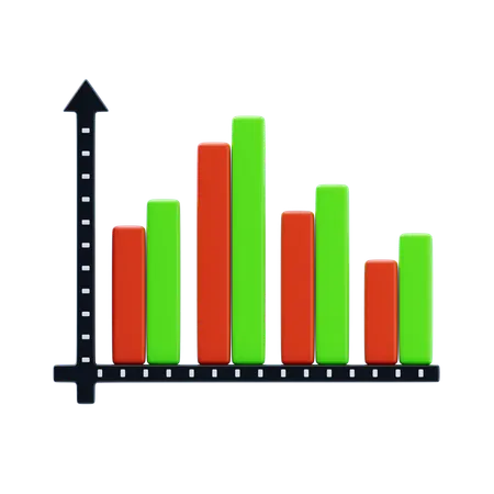 Balkendiagramm  3D Icon