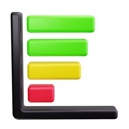 Balkendiagramm  3D Icon