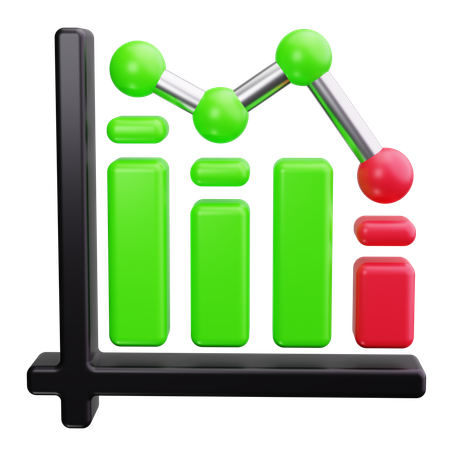 Balkendiagramm  3D Icon