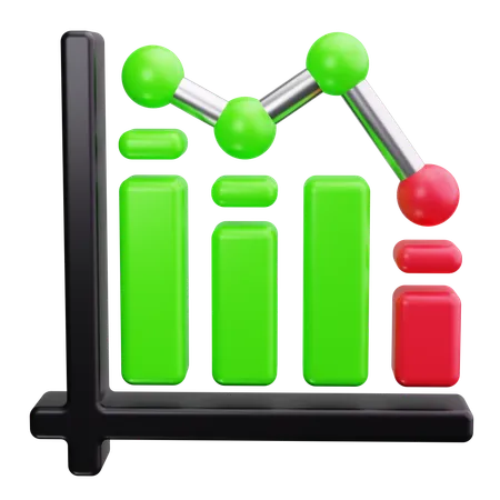 Balkendiagramm  3D Icon