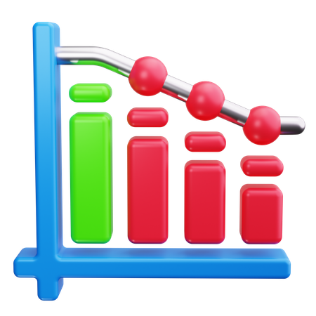 Balkendiagramm  3D Icon