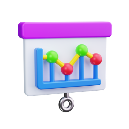 Balkendiagramm  3D Icon