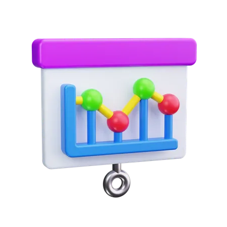 Balkendiagramm  3D Icon