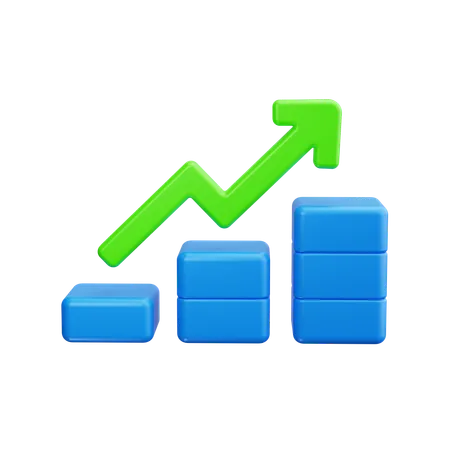 Balkendiagramm  3D Icon