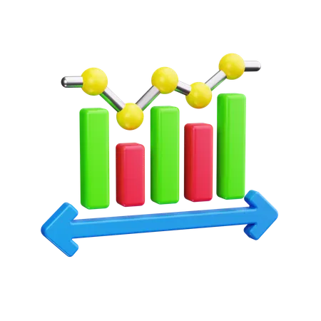 Balkendiagramm  3D Icon