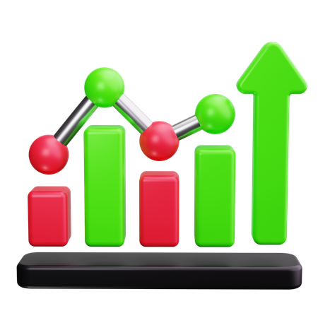 Balkendiagramm  3D Icon