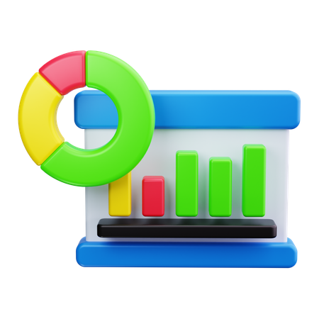 Balkendiagramm  3D Icon