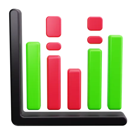 Balkendiagramm  3D Icon