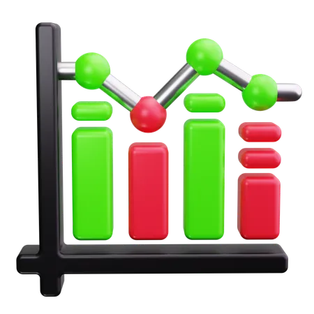 Balkendiagramm  3D Icon