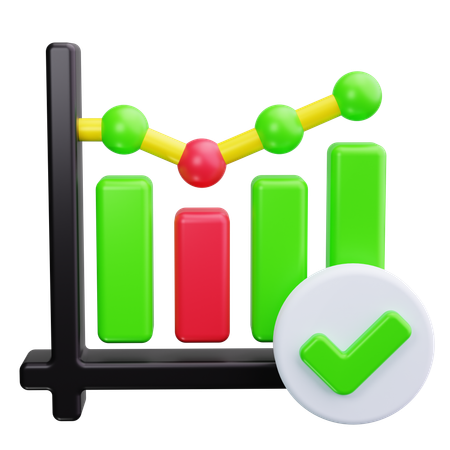 Balkendiagramm  3D Icon