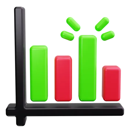 Balkendiagramm  3D Icon