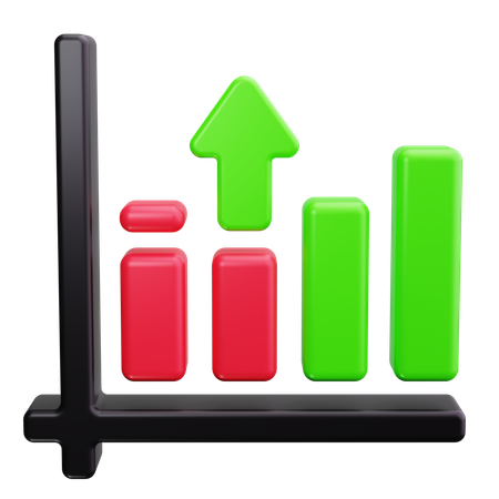 Balkendiagramm  3D Icon