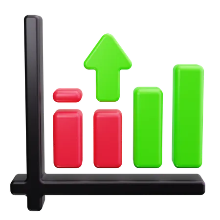 Balkendiagramm  3D Icon