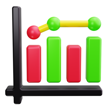 Balkendiagramm  3D Icon