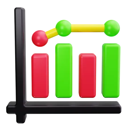 Balkendiagramm  3D Icon