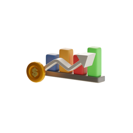 Balkendiagramm  3D Icon