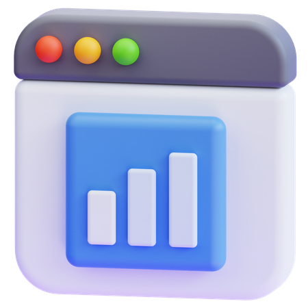 Balkendiagramm  3D Icon