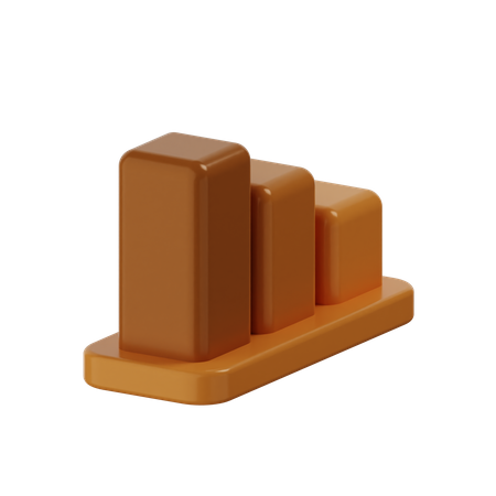Balkendiagramm  3D Icon