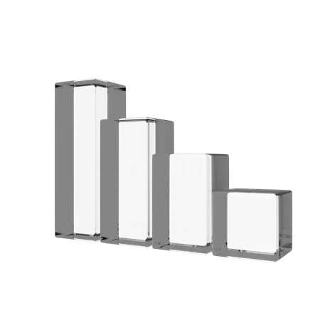 Balkendiagramm  3D Illustration