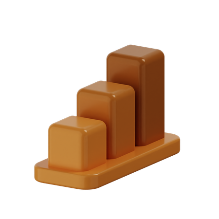 Balkendiagramm  3D Illustration