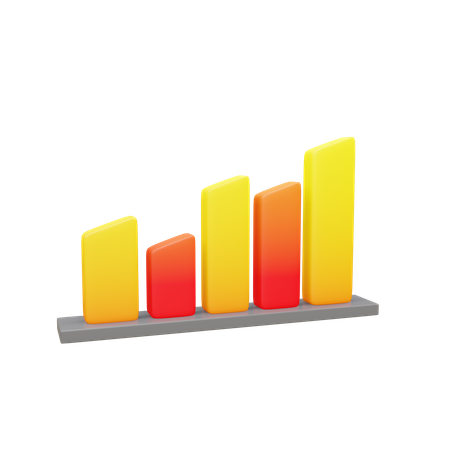 Balkendiagramm  3D Icon