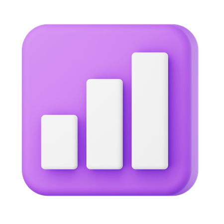 Balkendiagramm  3D Icon