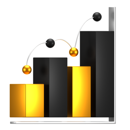 Balkendiagramm  3D Icon