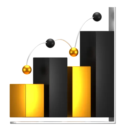 Balkendiagramm  3D Icon