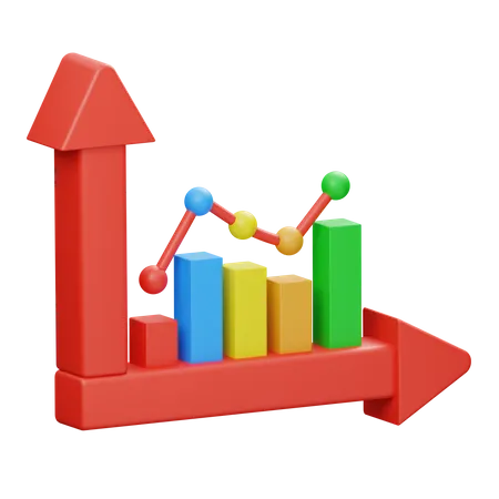 Balkendiagramm  3D Icon