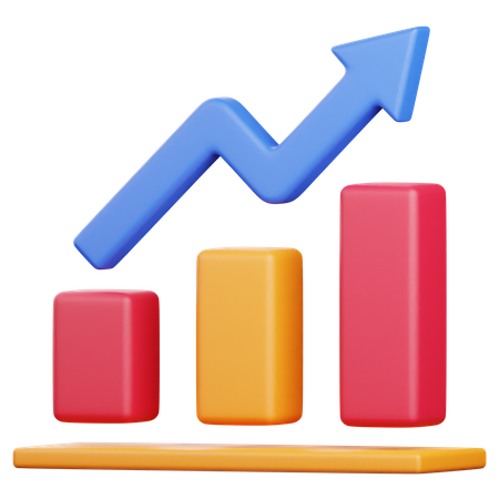 Balkendiagramm  3D Icon