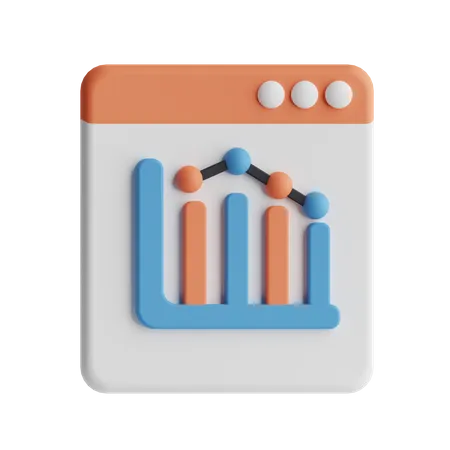 Balkendiagramm  3D Icon