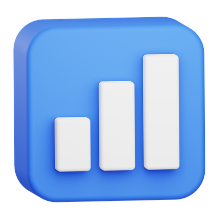 Balkendiagramm  3D Icon