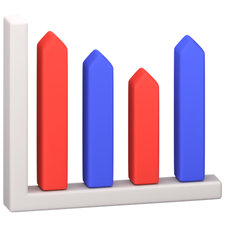 Balkendiagramm  3D Icon