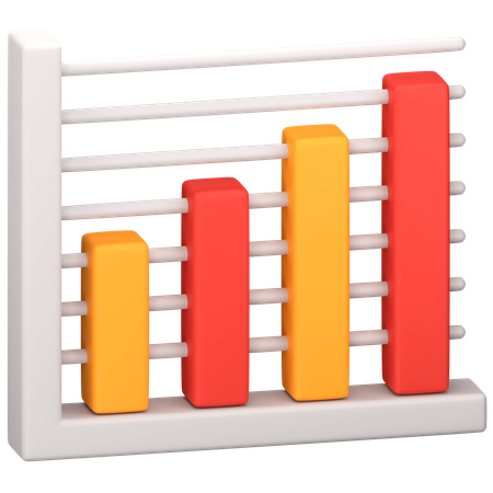 Balkendiagramm  3D Icon