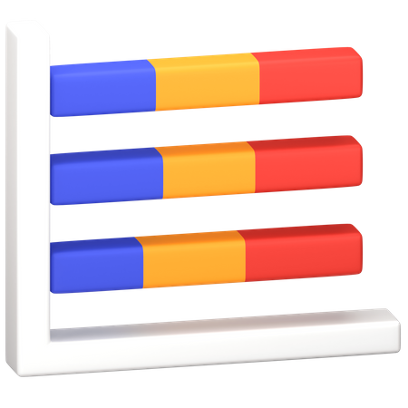 Balkendiagramm  3D Icon